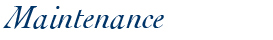 Maintenance Header